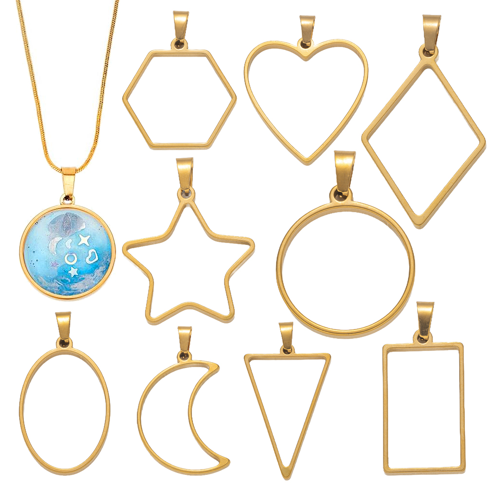 Resin Art Kits For Adults - 5 szt. Stal Nierdzewna Otwarta Tylna