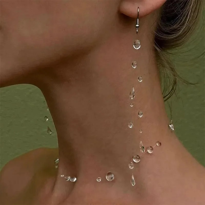 Naszyjnik z przezroczystą krop – Resin Art Necklace recenzja i cena