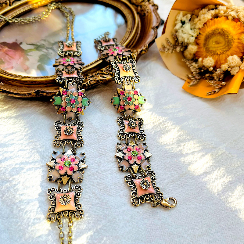 Zestaw biżuterii retro: naszyj – Resin Art Necklace recenzja i cena