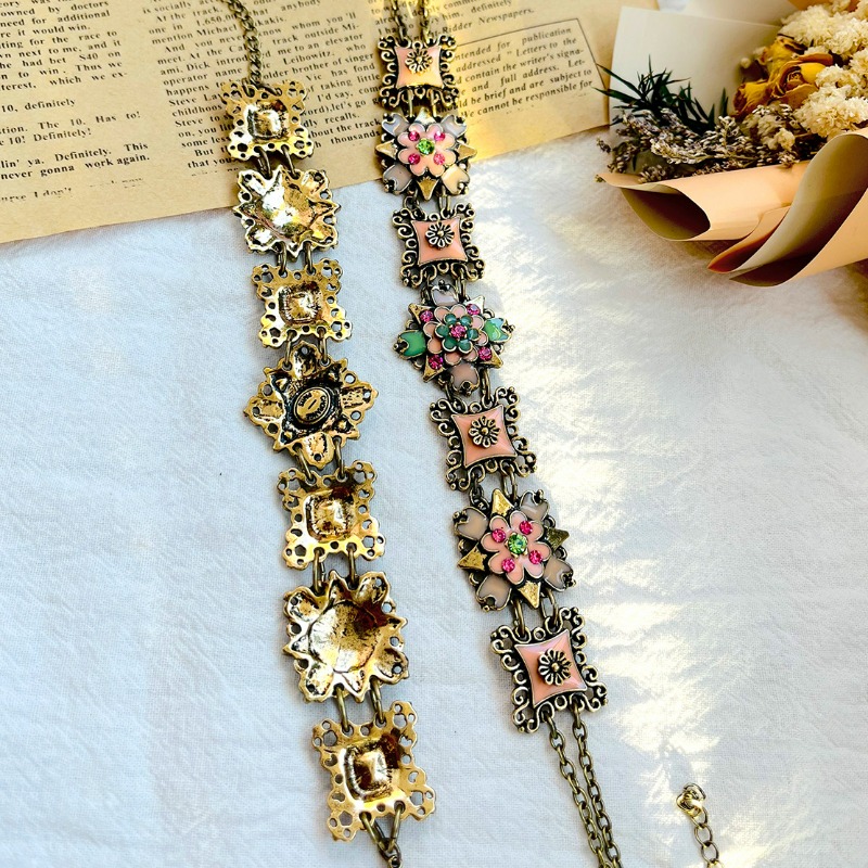 Zestaw biżuterii retro: naszyj – Resin Art Necklace recenzja i cena