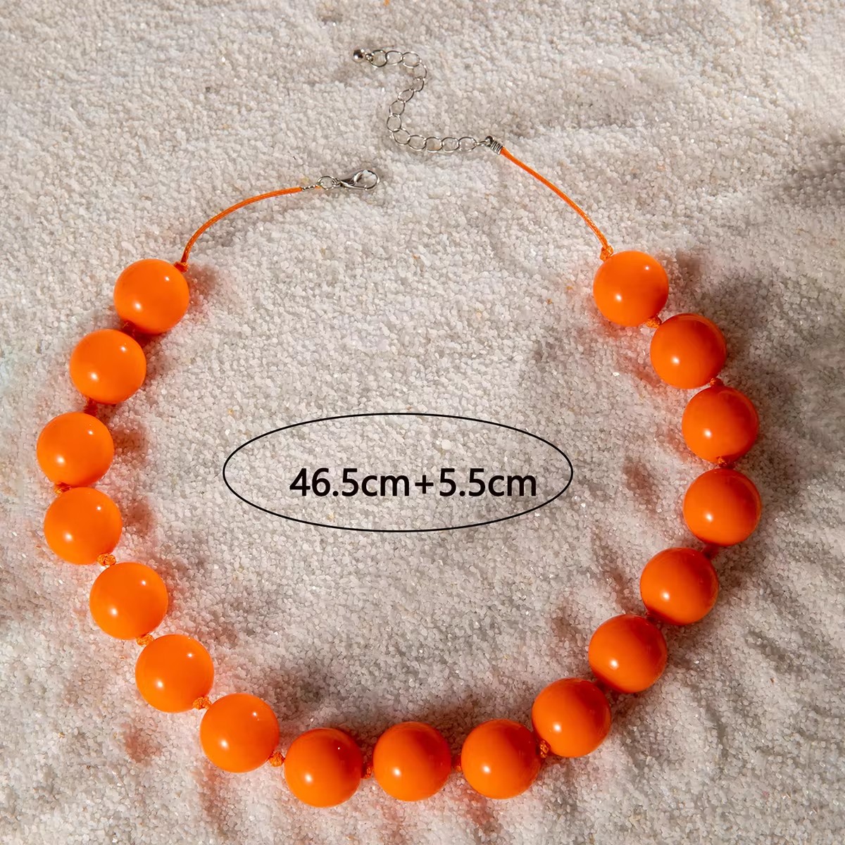 Tocona nowy kolorowy duży kora – Resin Art Necklace recenzja i cena