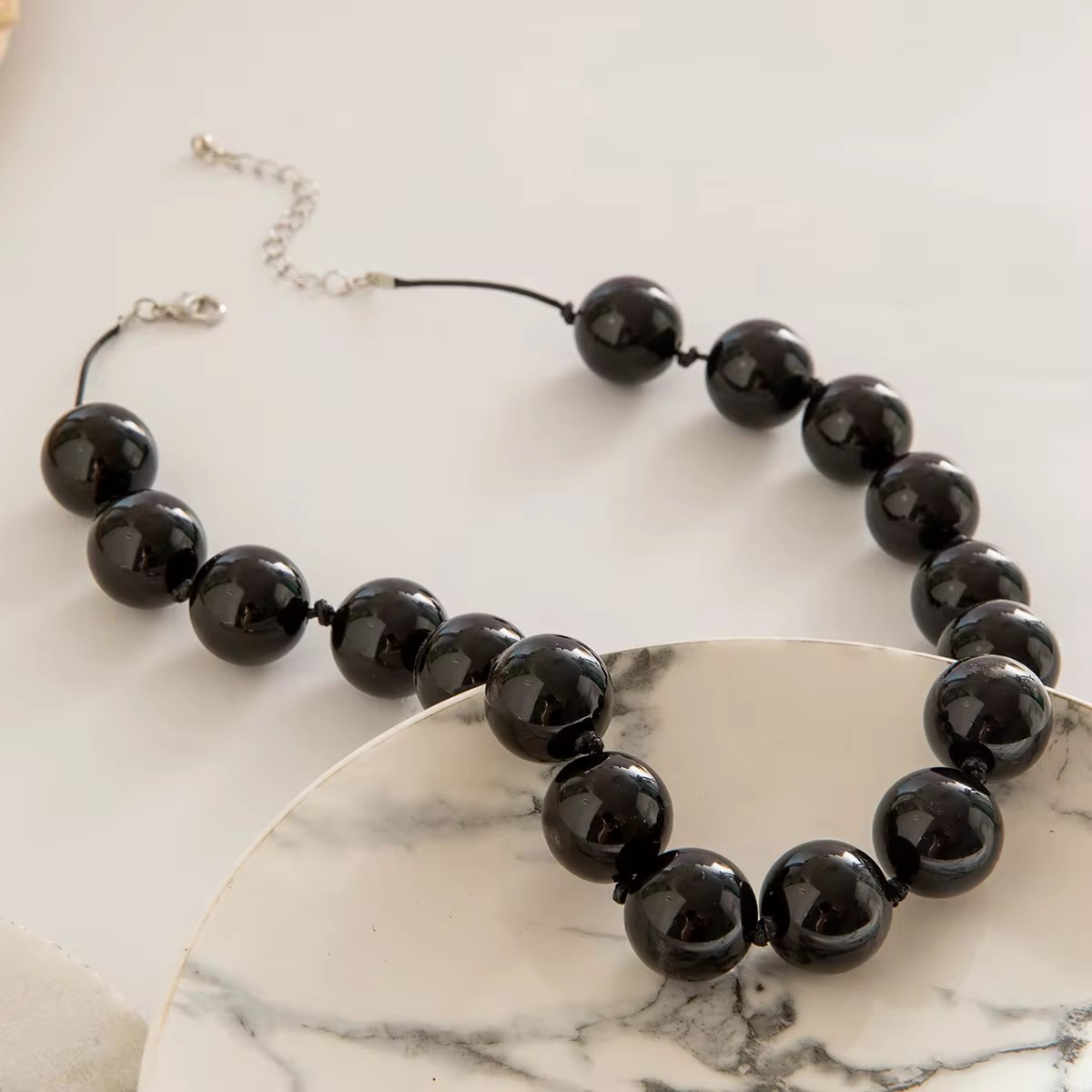 Tocona nowy kolorowy duży kora – Resin Art Necklace recenzja i cena