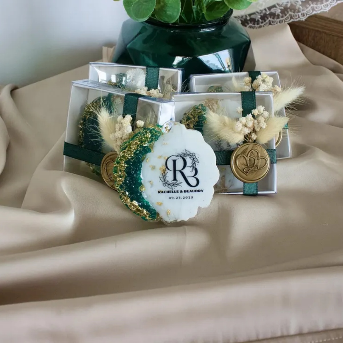 Spersonalizowany magnes na wes – Resin Art Design For Wedding recenzja i cena