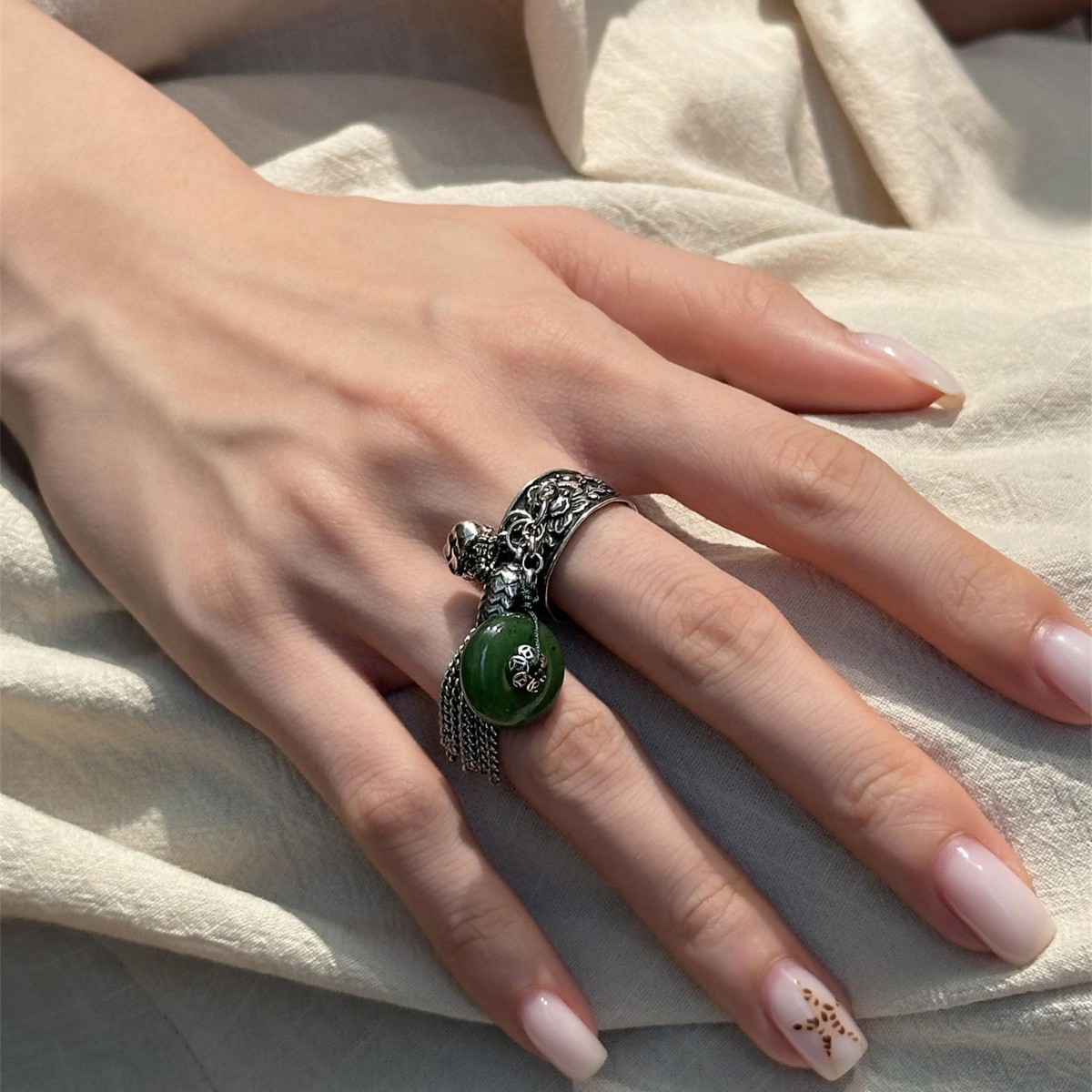 WJFH-ARTS Nowy Chiński Styl Vi – Resin Art Ring Design recenzja i cena