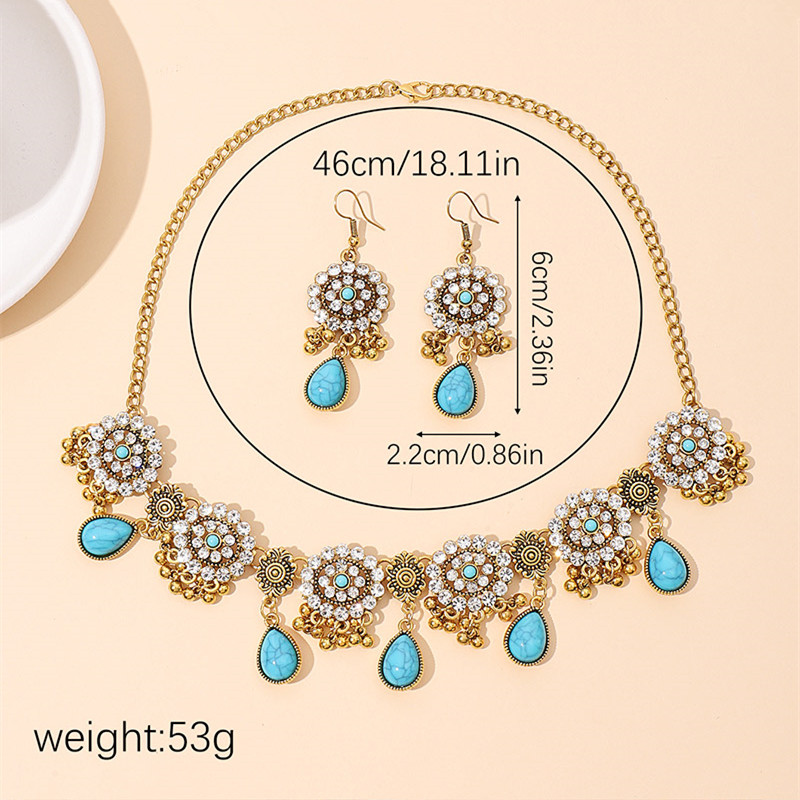 Zestaw biżuterii dla kobiet: n – Resin Art Necklace recenzja i cena