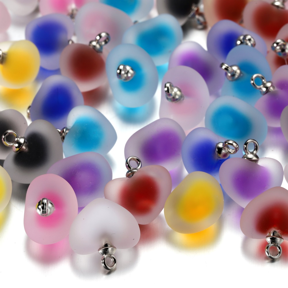 10 sztuk/partia żywica matowa  – Resin Art Necklace recenzja i cena