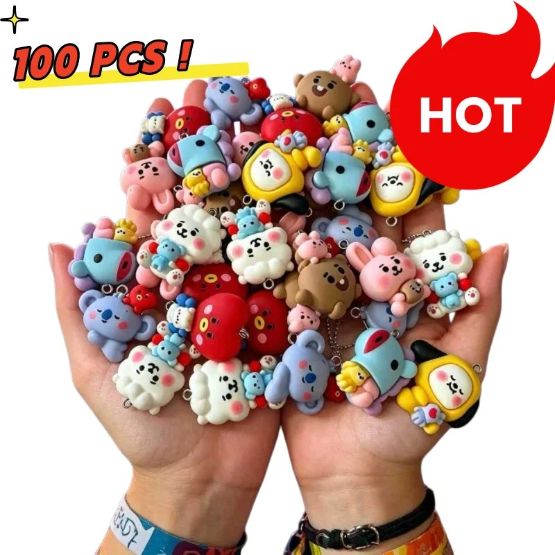 7 szt. BT21 Żywiczne Charmsy z – Resin Art And Craft recenzja i cena