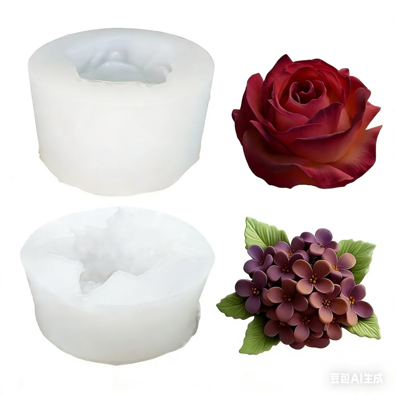 2 sztuki silikonowych form 3D  – Resin Art Design For Wedding recenzja i cena